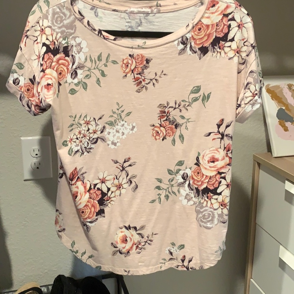Maurices 24/7 toll sleeve tee tshirt drop shoulder